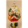 Image 6 : A GROUP OF ASSORTED  PAINT-DECORATED FIGURAL GLASS CHRISTMAS ORNAMENTS