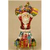 Image 4 : A GROUP OF ASSORTED  PAINT-DECORATED FIGURAL GLASS CHRISTMAS ORNAMENTS