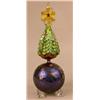 Image 4 : A GROUP OF ASSORTED  PAINT-DECORATED FIGURAL GLASS CHRISTMAS ORNAMENTS