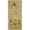 Image 6 : A GROUP OF ASSORTED  PAINT-DECORATED FIGURAL GLASS CHRISTMAS ORNAMENTS