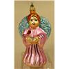 Image 5 : A GROUP OF ASSORTED  PAINT-DECORATED FIGURAL GLASS CHRISTMAS ORNAMENTS