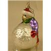 Image 6 : A GROUP OF ASSORTED OVERSIZE PAINT-DECORATED FIGURAL GLASS CHRISTMAS ORNAMENTS
