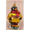 Image 8 : A GROUP OF ASSORTED OVERSIZE PAINT-DECORATED FIGURAL GLASS CHRISTMAS ORNAMENTS