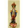 Image 6 : A GROUP OF ASSORTED OVERSIZE PAINT-DECORATED FIGURAL GLASS CHRISTMAS ORNAMENTS