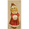 Image 8 : A GROUP OF ASSORTED OVERSIZE PAINT-DECORATED FIGURAL GLASS CHRISTMAS ORNAMENTS