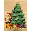 Image 5 : A GROUP OF ASSORTED PAINT-DECORATED FIGURAL GLASS CHRISTMAS ORNAMENTS
