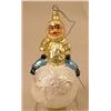Image 2 : A GROUP OF ASSORTED PAINT-DECORATED FIGURAL GLASS CHRISTMAS ORNAMENTS