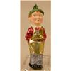 Image 3 : A GROUP OF ASSORTED PAINT-DECORATED FIGURAL GLASS CHRISTMAS ORNAMENTS