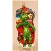 Image 2 : A GROUP OF ASSORTED PAINT-DECORATED FIGURAL GLASS CHRISTMAS ORNAMENTS