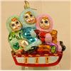 Image 4 : A GROUP OF ASSORTED PAINT-DECORATED FIGURAL GLASS CHRISTMAS ORNAMENTS