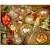 Image 1 : A GROUP OF ASSORTED PAINT-DECORATED FIGURAL GLASS CHRISTMAS ORNAMENTS