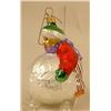 Image 6 : A GROUP OF ASSORTED PAINT-DECORATED FIGURAL GLASS CHRISTMAS ORNAMENTS