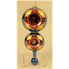 Image 6 : A GROUP OF ASSORTED PAINT-DECORATED FIGURAL GLASS CHRISTMAS ORNAMENTS