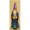 Image 9 : A GROUP OF ASSORTED PAINT-DECORATED FIGURAL GLASS CHRISTMAS ORNAMENTS