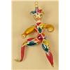 Image 3 : A GROUP OF ASSORTED PAINT-DECORATED FIGURAL GLASS CHRISTMAS ORNAMENTS