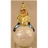 Image 5 : A GROUP OF ASSORTED PAINT-DECORATED FIGURAL GLASS CHRISTMAS ORNAMENTS