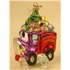 Image 5 : A GROUP OF ASSORTED PAINT-DECORATED FIGURAL GLASS CHRISTMAS ORNAMENTS