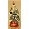 Image 3 : A GROUP OF ASSORTED PAINT-DECORATED FIGURAL GLASS CHRISTMAS ORNAMENTS