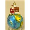 Image 2 : A GROUP OF ASSORTED PAINT-DECORATED FIGURAL GLASS CHRISTMAS ORNAMENTS