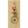 Image 5 : A GROUP OF ASSORTED PAINT-DECORATED FIGURAL GLASS TREE TOPPERS