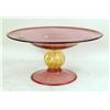 Image 1 : AN AMETHYST GLASS FOOTED COMPOTE