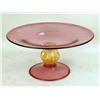 Image 2 : AN AMETHYST GLASS FOOTED COMPOTE