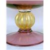 Image 3 : AN AMETHYST GLASS FOOTED COMPOTE
