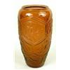 Image 1 : AN AMBER GLASS VASE