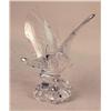 Image 4 : A COLORLESS GLASS EAGLE FORM SCULPTURE
