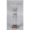 Image 4 : TWO PARCEL-GILT COLORLESS GLASS COLUMNAR-FORM SCULPTURES