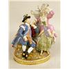 Image 1 : A MEISSEN POLYCHROME FIGURAL GROUP