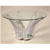 Image 2 : A MACHINED ALUMINUM AND MOLDED GLASS BACCARAT LOW TABLE