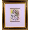 Image 1 : A FRAMED COLOR LITHOGRAPH