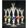 Image 2 : A SET OF TWELVE WILLIAM GUDENRATH NYC 94 SIGNED ART GLASS GOBLETS