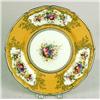 Image 2 : A PAIR OF ROYAL DOULTON HAND-PAINTED FLORAL AND PARCEL-GILT SERVICE PLATES