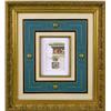 Image 1 : A FRAMED POLYCHROME PRINT
