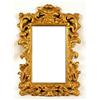 Image 1 : A ROCOCO STYLE CARVED AND GILT-DECORATED LOOKING GLASS