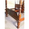 Image 4 : A GEORGIAN STYLE PART-EBONIZED CARVED MAHOGANY BEDSTEAD
