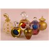 Image 1 : SIX IRIDESCENT ART GLASS PERFUME BOTTLES