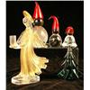Image 1 : A GROUP OF GLASS CHRISTMAS TABLE ARTICLES