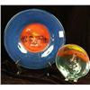 Image 1 : TWO POLYCHROME ART GLASS BOWLS