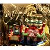 Image 2 : A BOXED SET OF THREE TRAIN-FORM NORTH POLE EXPRESS GLASS ORNAMENTS
