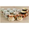 Image 1 : A GROUP OF EIGHT ROYAL WORCESTER "EVESHAM VAIL" PORCELAIN PATTERN MUGS