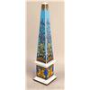 Image 1 : A POLYCHROME VERSACE FOR ROSENTHAL CHINA OBELISK