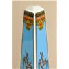 Image 2 : A POLYCHROME VERSACE FOR ROSENTHAL CHINA OBELISK
