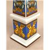 Image 3 : A POLYCHROME VERSACE FOR ROSENTHAL CHINA OBELISK