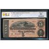 Image 1 : 1864 $5 T-68 Confederate PCGS 53