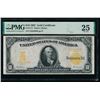 Image 1 : 1907 $10 Gold Certificate PMG 25