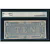 Image 2 : 1864 $10 T-68 Confederate PMG 58