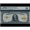 Image 1 : 1922 $10 Gold Certificate PMG 35